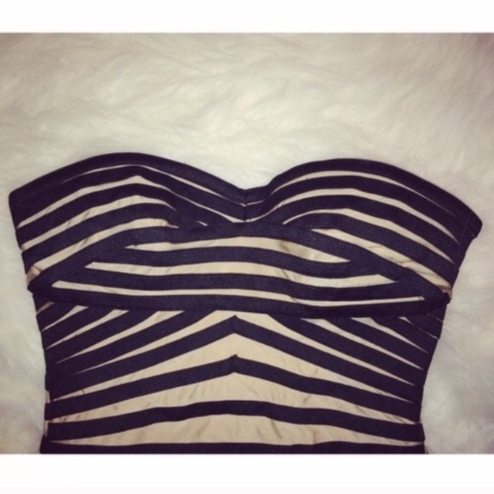 Black and Nude Dress